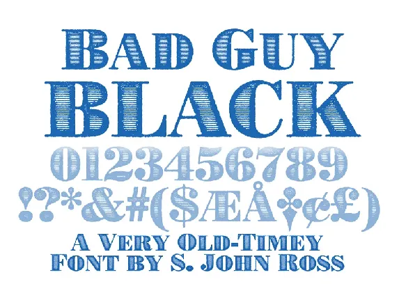 Bad Guy Black font