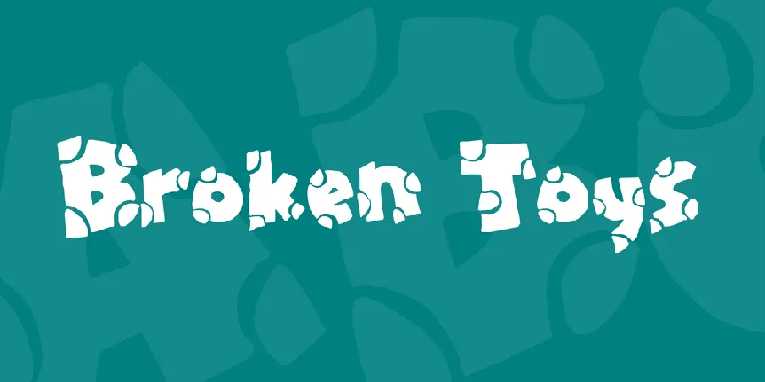 Broken Toys font