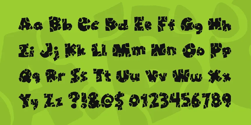 Broken Toys font