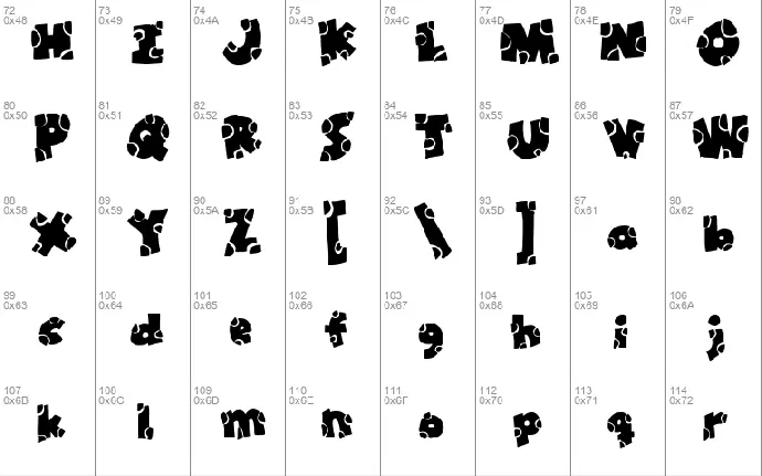 Broken Toys font