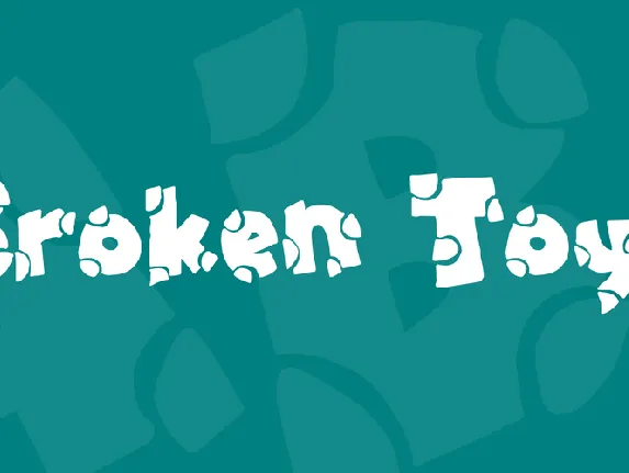 Broken Toys font