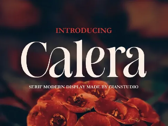 Calera font