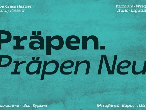 Prapen font