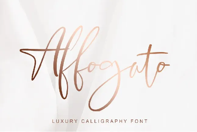 Affogato font