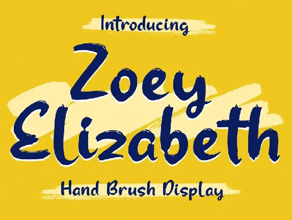 Zoey Elizabeth font