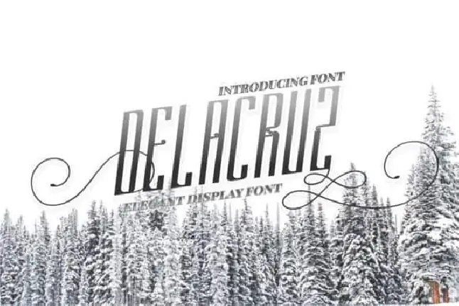 Delacruz Display font