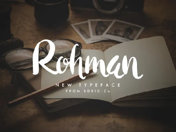 Rohman Brush font