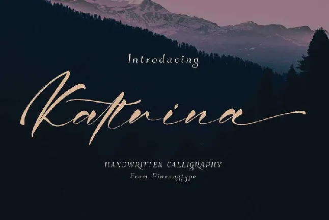 Kattrina font