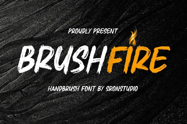 Brushfire font