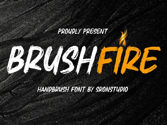 Brushfire font