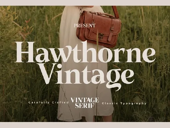 Hawthorne Vintage font