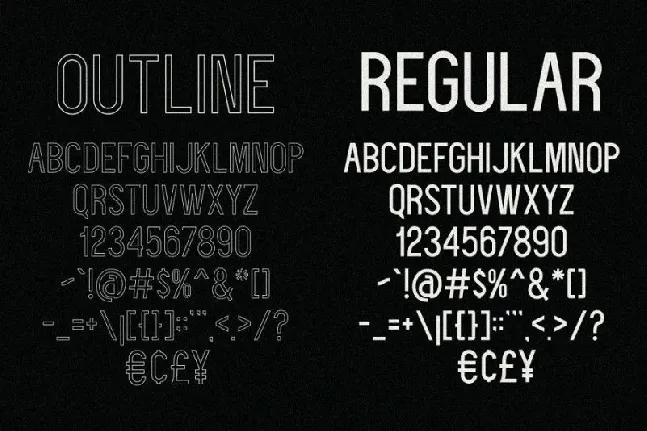 Deflagrate Family font