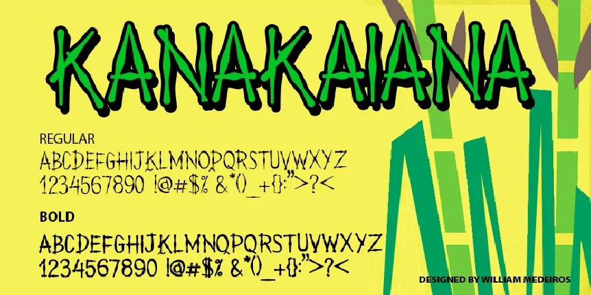 KanaKaiana font