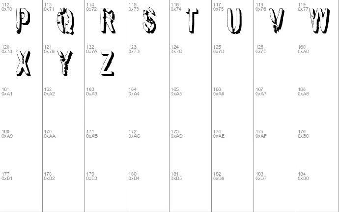 vtks army font