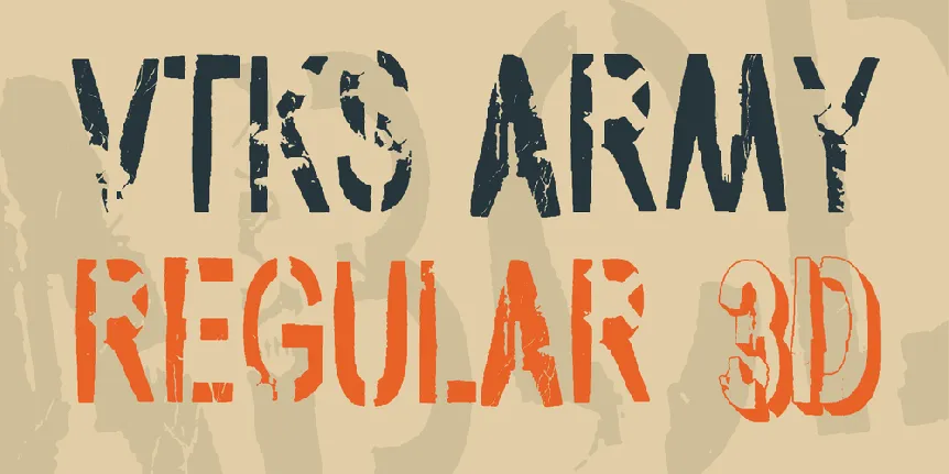 vtks army font