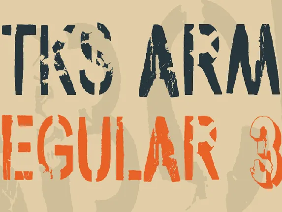 vtks army font