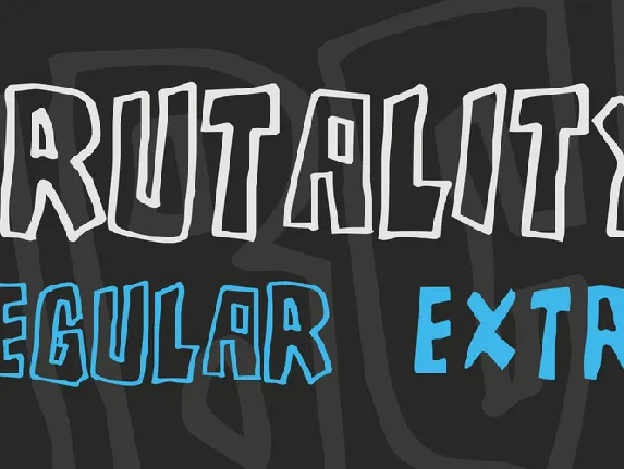 Brutality font