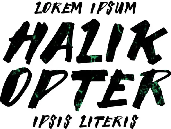 Vtks Halikopter font