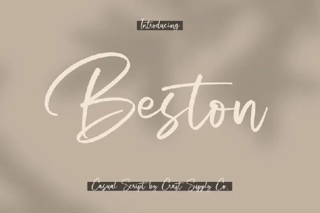 Beston font