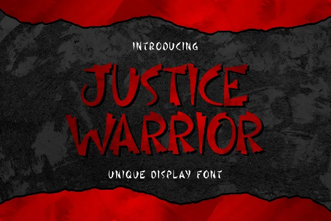 Justice Warrior font