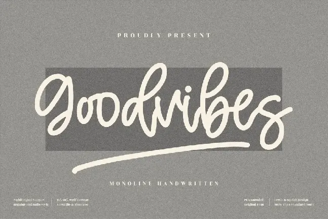 Goodvibes font