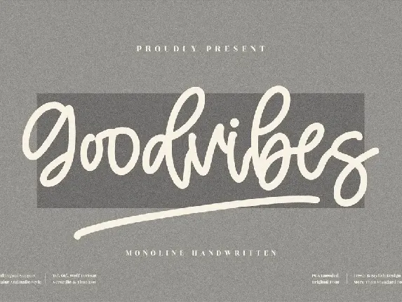 Goodvibes font