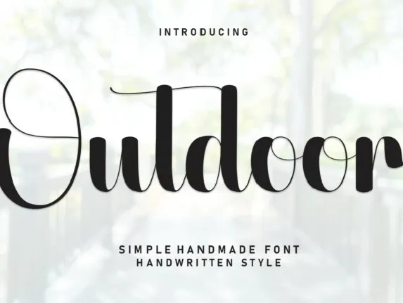 Outdoor Script Typeface font