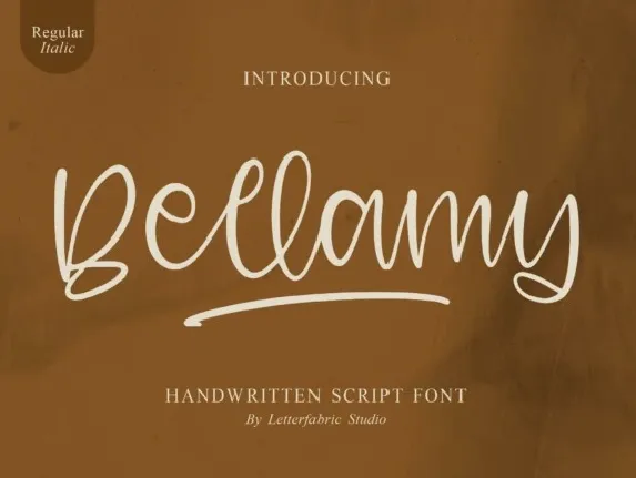 Bellamy font