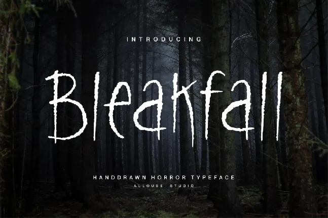 Bleakfall Demo font