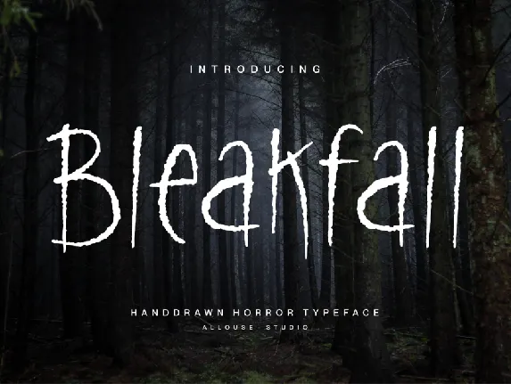 Bleakfall Demo font