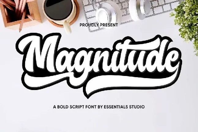 Magnitude font