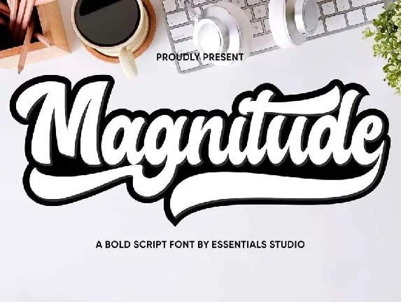 Magnitude font