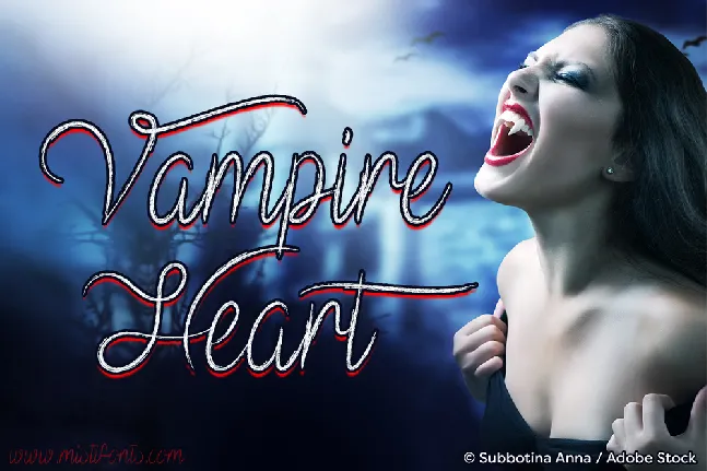 Vampire Heart font