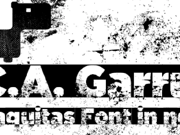 C.A. Garrutas font