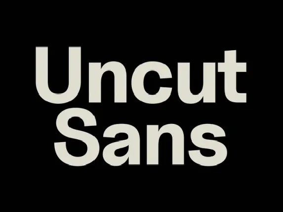 Uncut Sans Family font