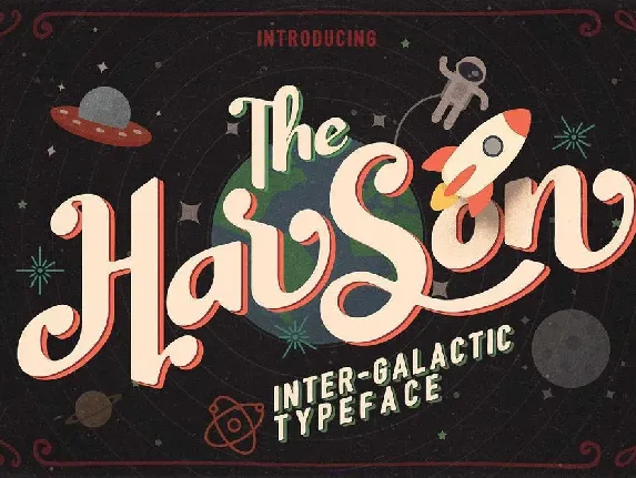 Harson Typeface Free font