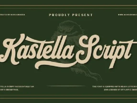 Kastella Script font