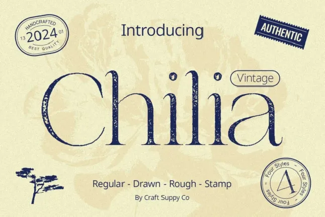 Chilia Vintage font