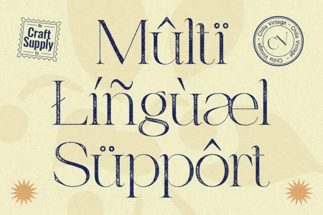 Chilia Vintage font