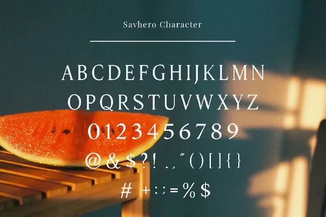 Savhero font