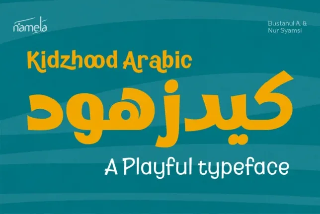 Kidzhood Arabic font