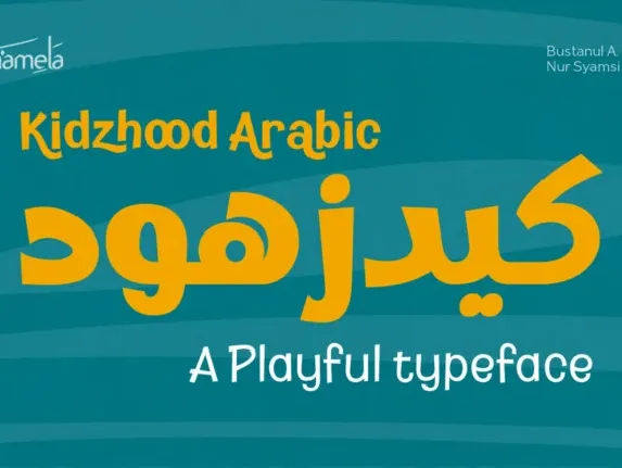 Kidzhood Arabic font