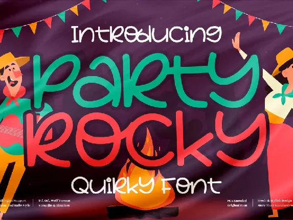 Party Rocky font