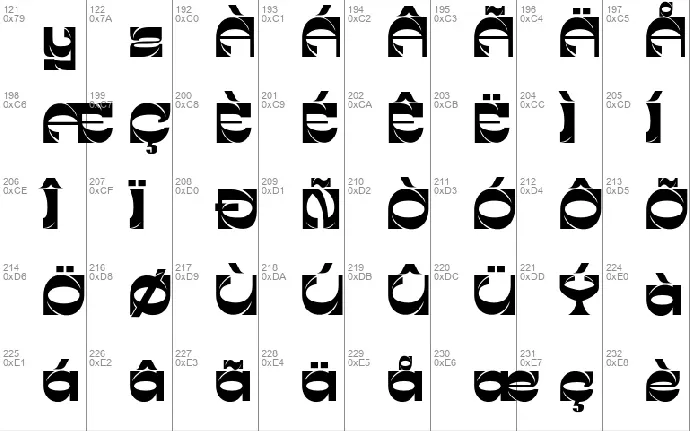 GERAKENT font