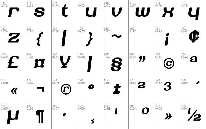 Beroga font