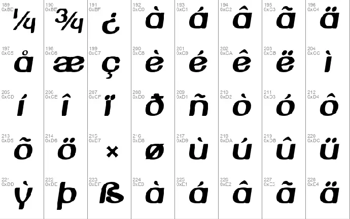 Beroga font