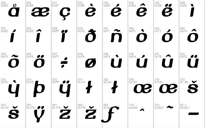 Beroga font