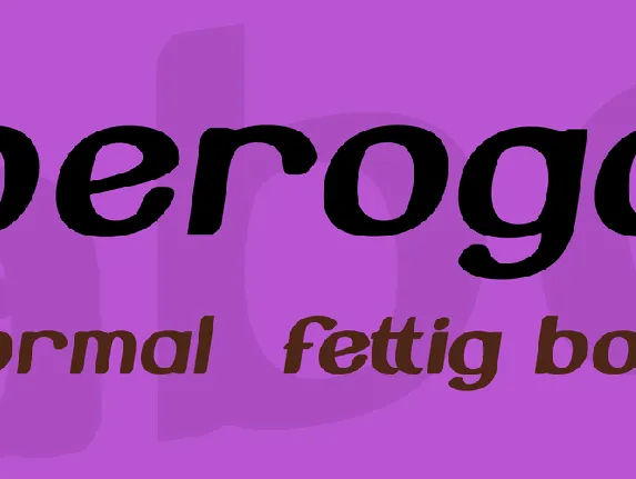 Beroga font