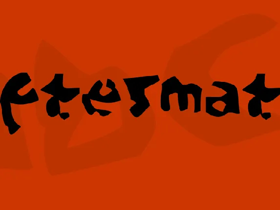 Aftermath font