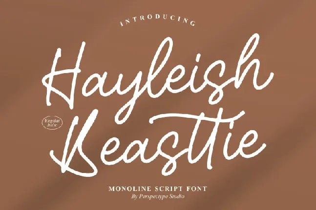 Hayleish Beasttie font